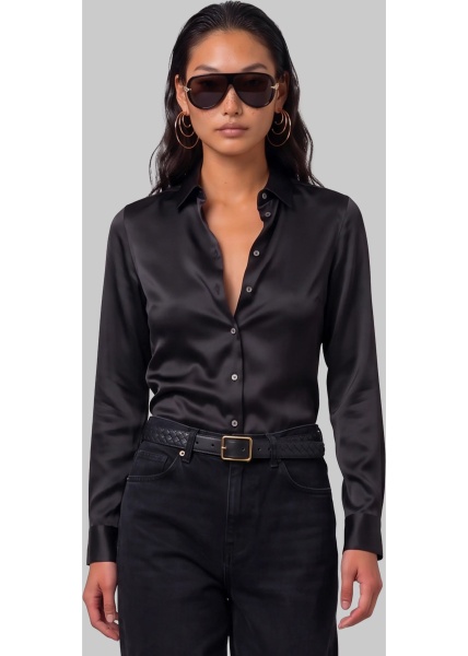 Camasa Stretch Silk Shirt