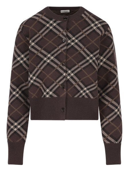 Cardigan Burberry maro