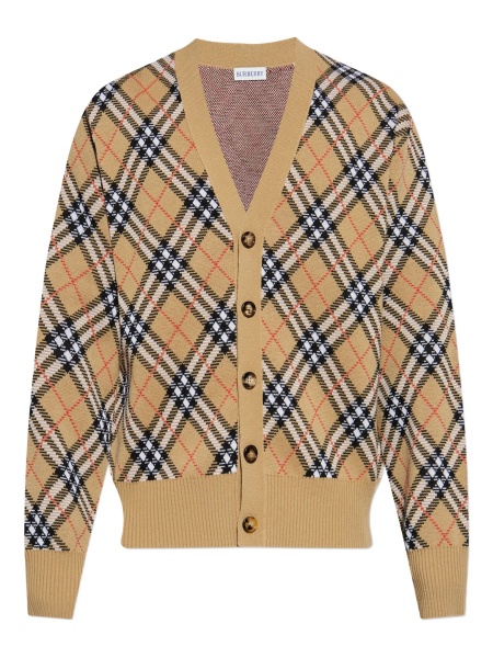 Cardigan Burberry vintage check neutru