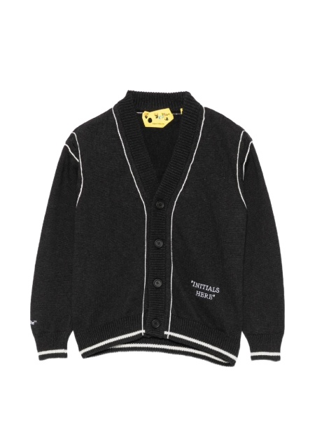 Cardigan Off-White negru