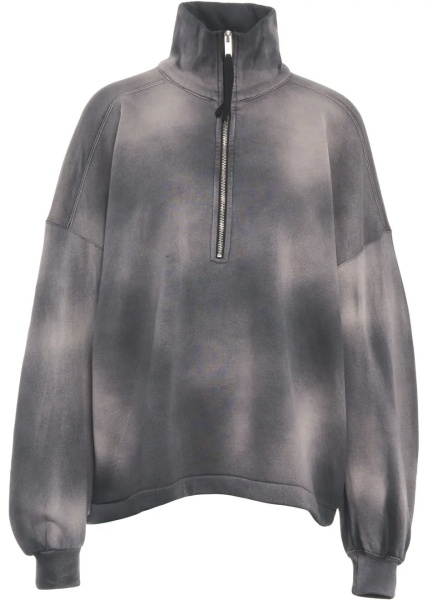 Cardigane Sweatshirt with batik pattern