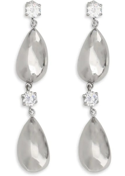 Cercei RE26 EARRINGS 05 RHODIUM