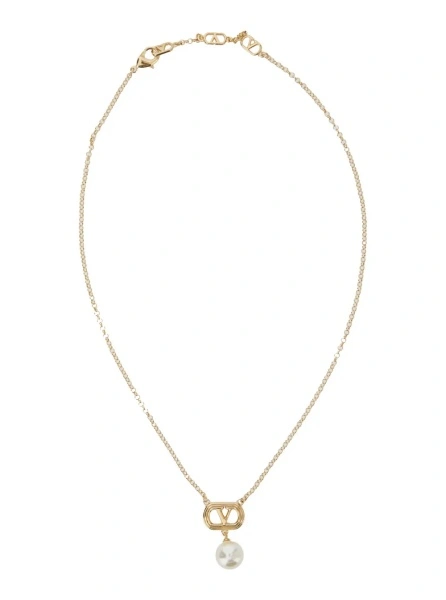 Colier Valentino Garavani 'VLogo' gri