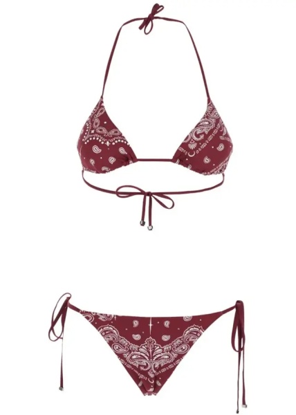 Costum de baie Bandana print two-piece swimsuit