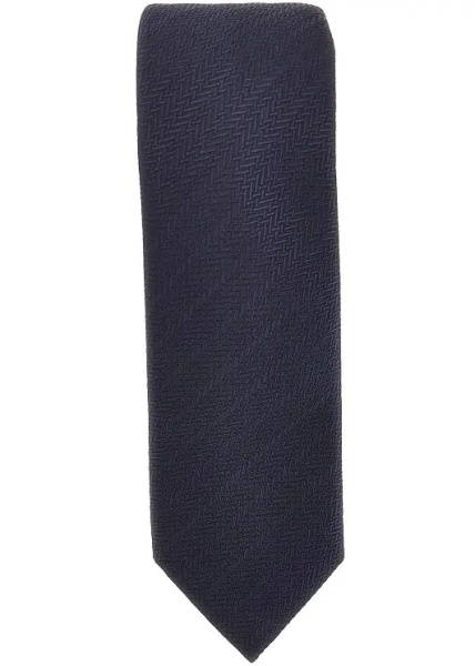 Cravate Silk necktie with jacquard motif