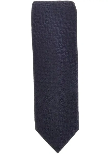 Cravate Silk necktie with jacquard motif