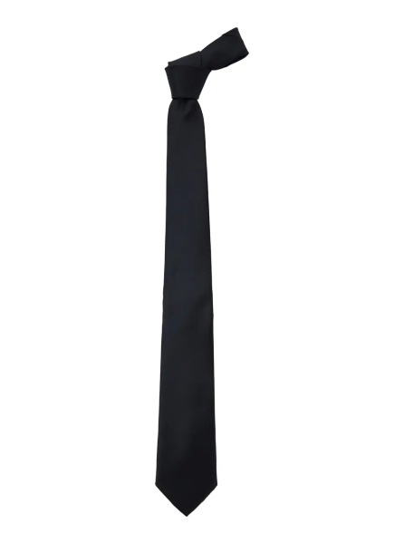 Cravate Tie with Knot Closure on the Back in Tech Fabric Blue Man