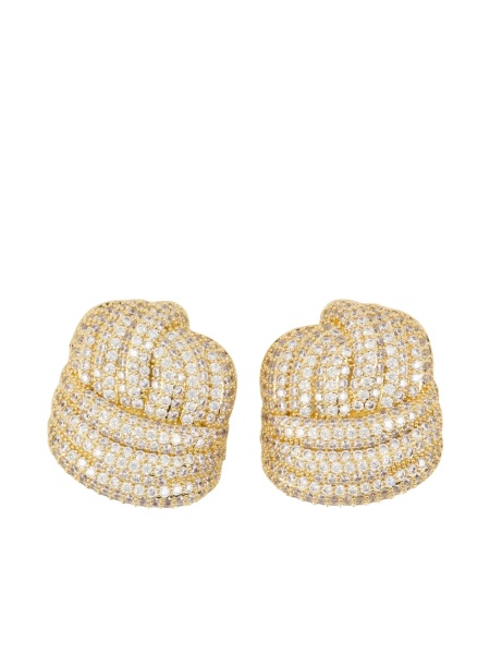 Crystal knot earrings