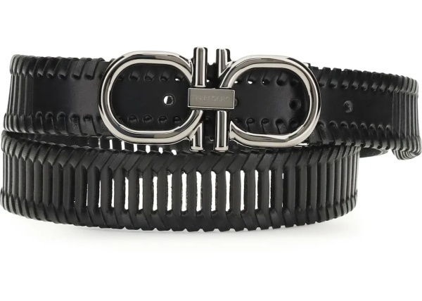 Curea Adjustable Gancini Belt
