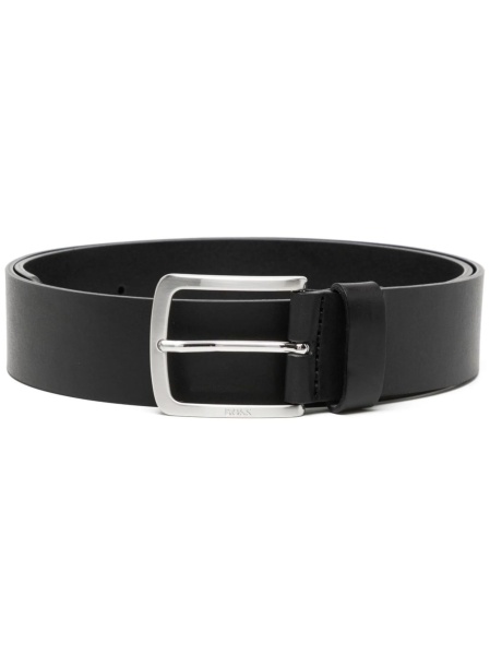 Curea Hugo Boss neagra din piele
