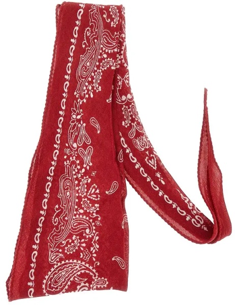 Esarfa Cashmere-blend scarf with Bandana motif