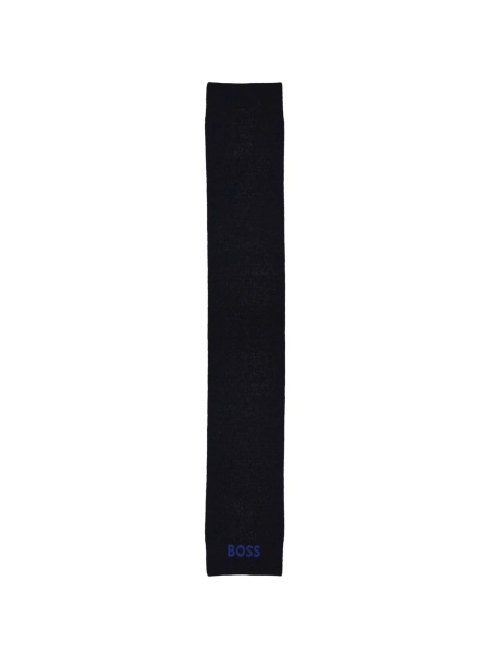 Esarfa Hugo Boss albastra