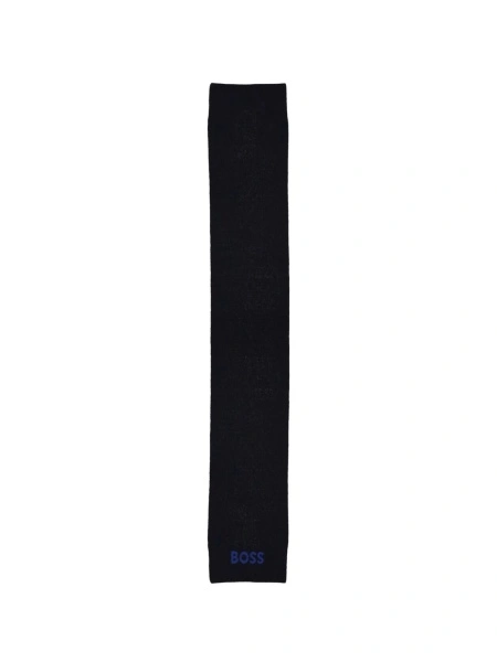Esarfa Hugo Boss albastra