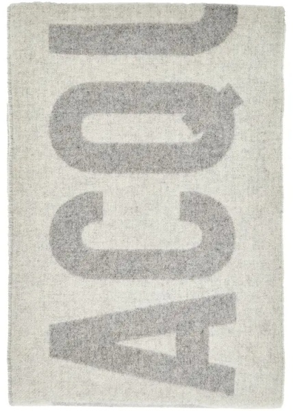 Esarfa Jacquard logo wool scarf