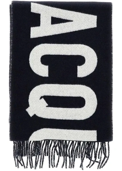 Esarfa Jacquard logo wool scarf