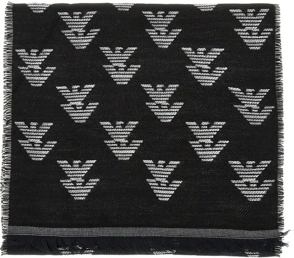 Esarfa Knitted scarf with Eagle motif