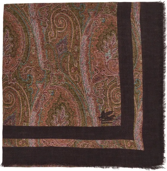 Esarfa Paisley modal and cashmere shawl
