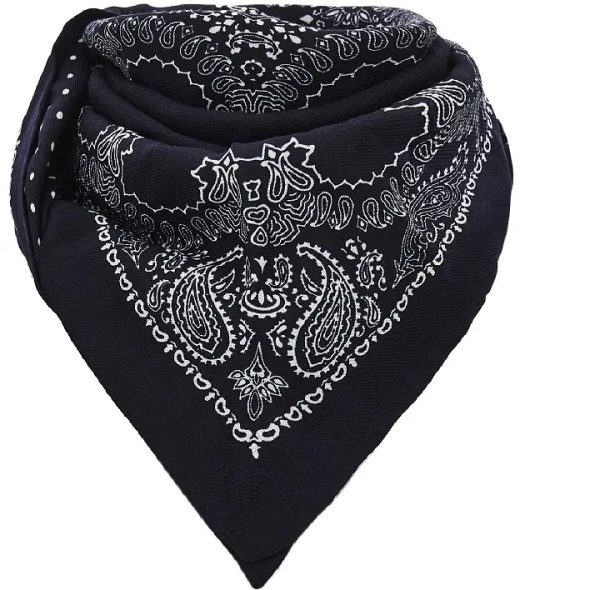 Esarfa Wool scarf with Bandanda motif