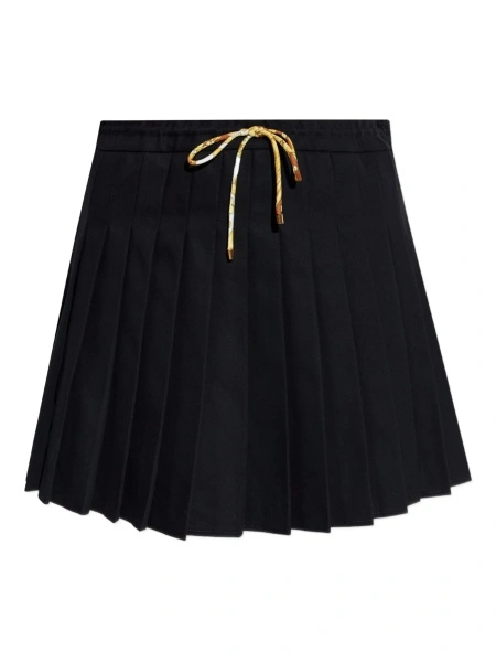 Fusta cu pliuri Versace neagra