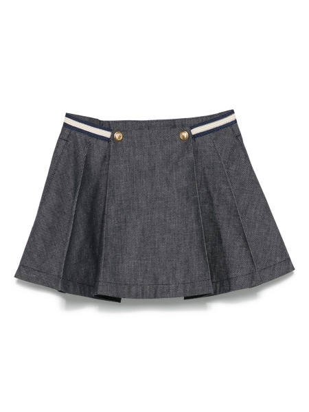 Fusta de blugi Moncler albastra