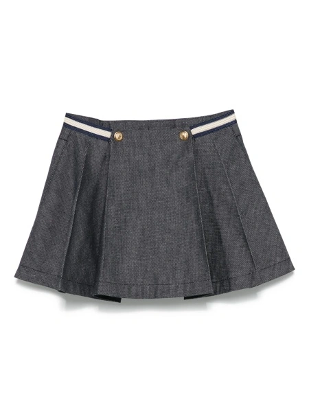 Fusta de blugi Moncler albastra