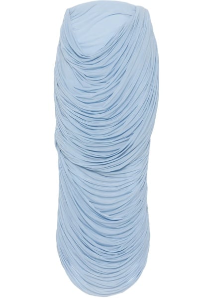 Fusta Draped midi Skirt
