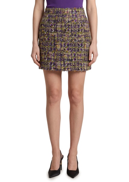 Fusta Mini Skirt In Tweed