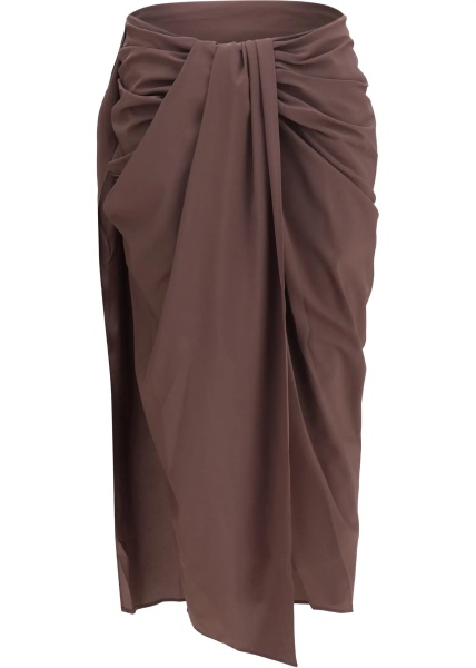 Fusta Pareo Skirt in stretch muslin