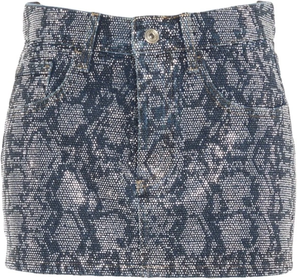 Fusta scurta Liu Jo Blue Denim albastra