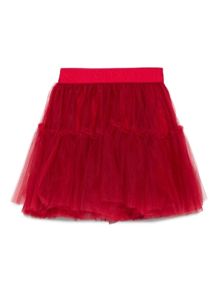 Fusta tutu Monnalisa rosie din poliamida si polyester