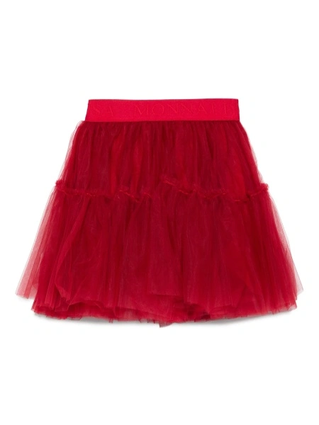 Fusta tutu Monnalisa rosie din poliamida si polyester