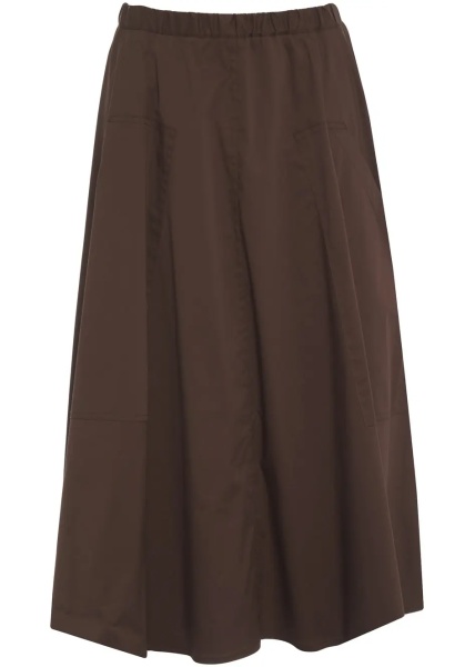 Fuste Cotton blend maxi skirt