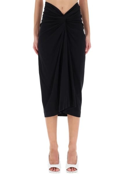Fuste Draped "Herchive" Skirt