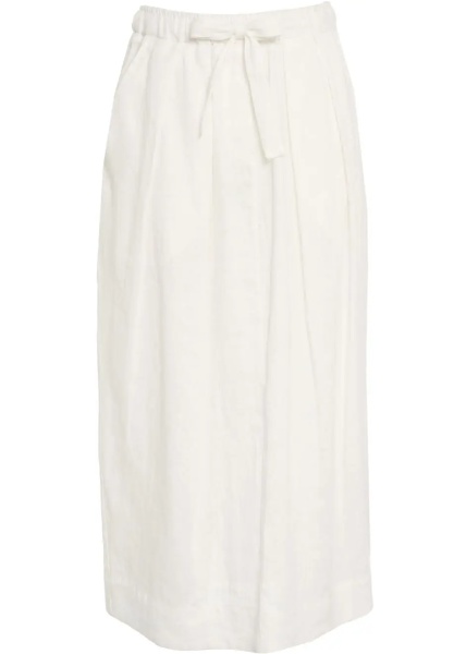 Fuste Linen midi skirt