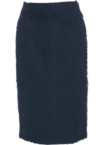 Fuste Midi skirt with fringes