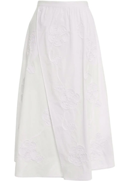 Fuste Poplin maxi skirt