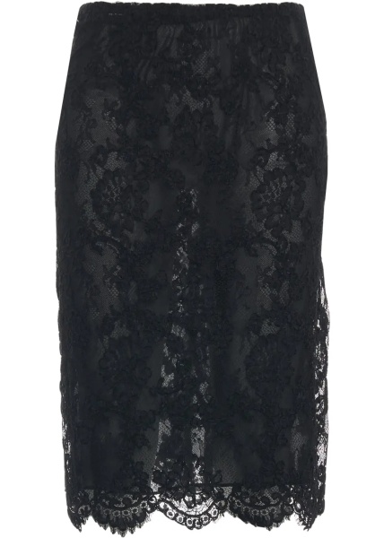 Fuste Semitrasperent midi skirt