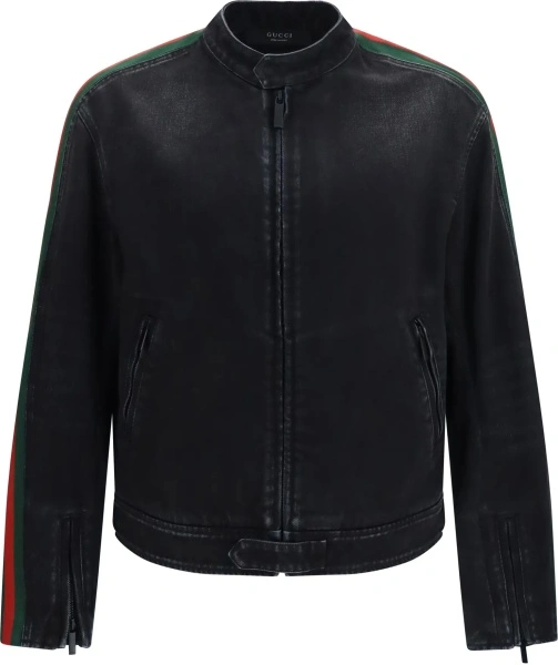 Geaca biker Cotton denim biker Jacket