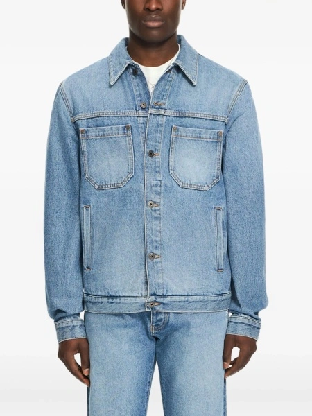 Geaca de blugi Off-White albastra