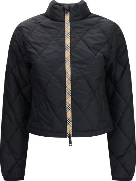 Geaca de Iarna Bramford quilted nylon Jacket with Check tape