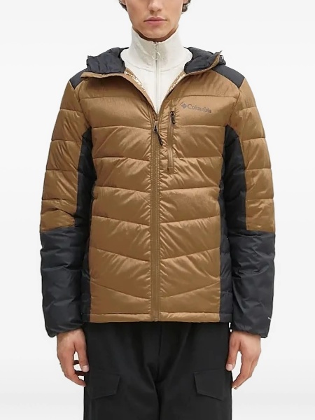 Geaca de iarna Columbia maro din nylon