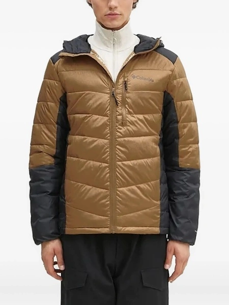 Geaca de iarna Columbia maro din nylon