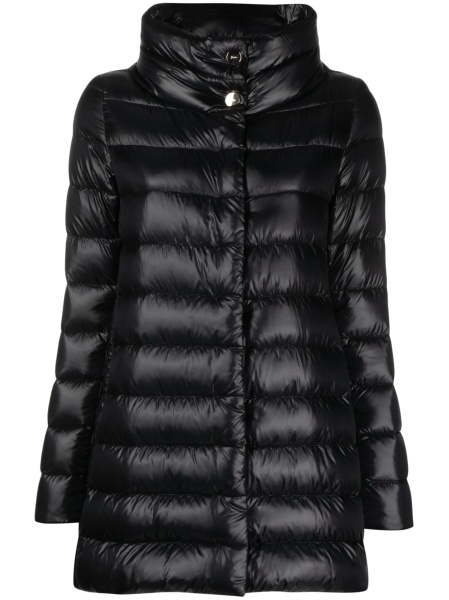 Geaca de iarna Herno neagra din poliamida si polyester