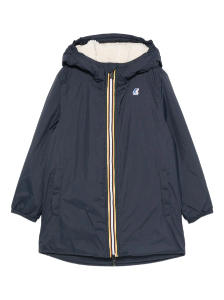 Geaca de iarna K-WAY KIDS albastra din nylon