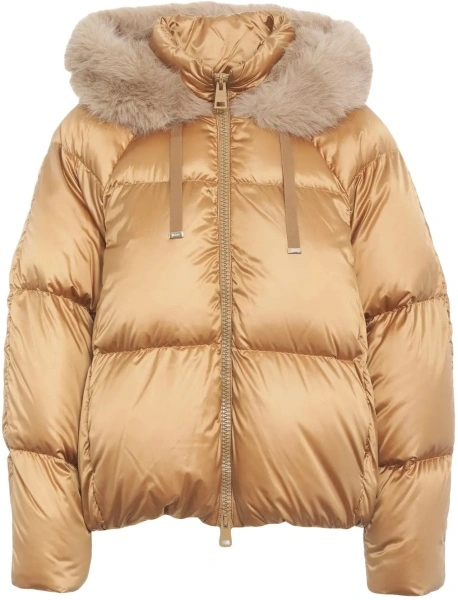 Geaca de Iarna Puffer jacket with faux fur trim