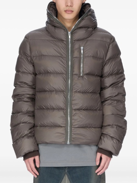Geaca de iarna Rick Owens maro din nylon
