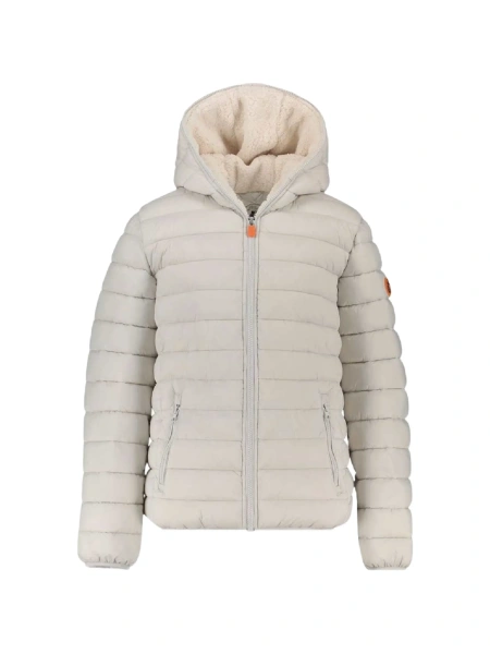 Geaca de iarna Save the Duck alba din nylon