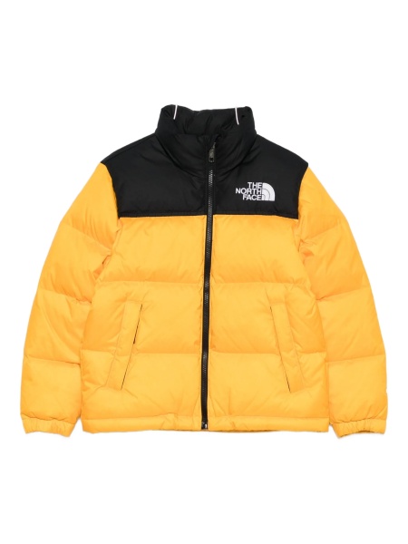 Geaca de iarna The North Face galbena din nylon