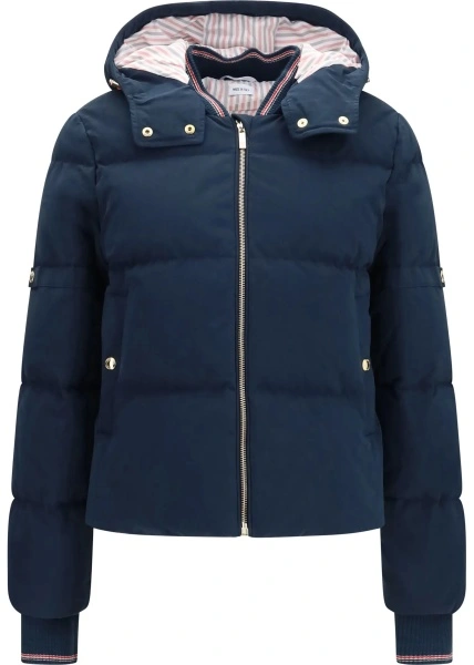 Geaca de Iarna Waxed technical Puffer Jacket with hood