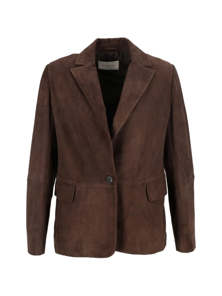Geaca de piele ANTONELLI FIRENZE maro